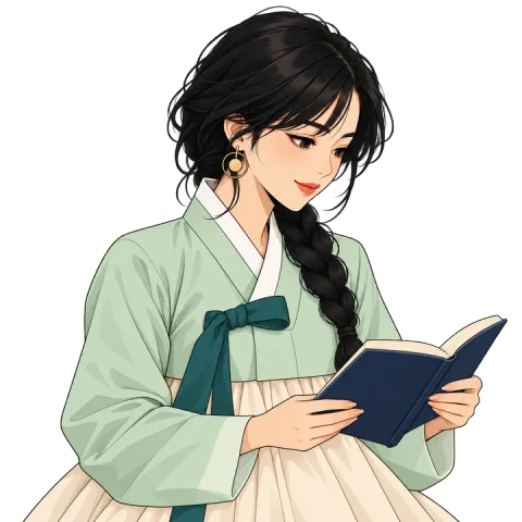 스레드 인연자리 안내 한복 웹툰 캐릭터